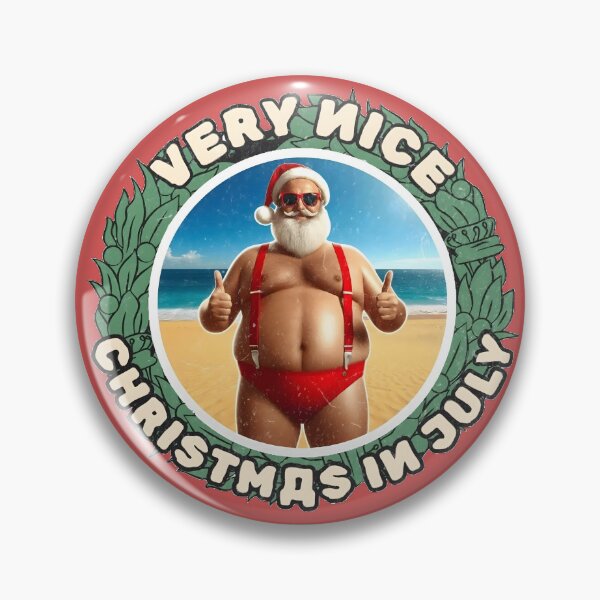 Item preview, Very Nice - Christmas in July! Santa wearing a Mankini designed and sold by Nabucodonoshop.