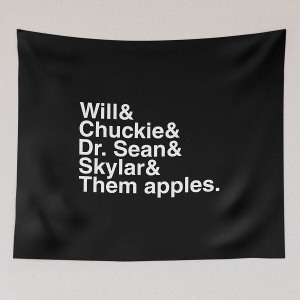 Aperçu de l'œuvre Liste des noms d'Helvetica du film Good Will Hunting créée et vendue par jessephotoart.