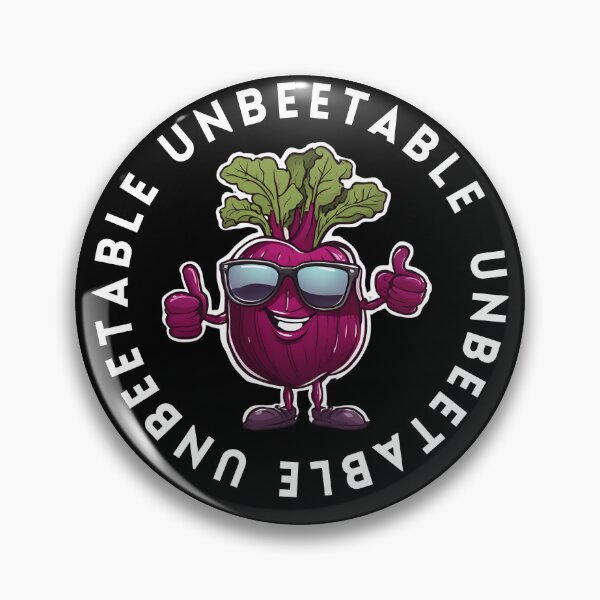 Item preview, unbeetable vegetable beet root pun designed and sold by sydney-syder.