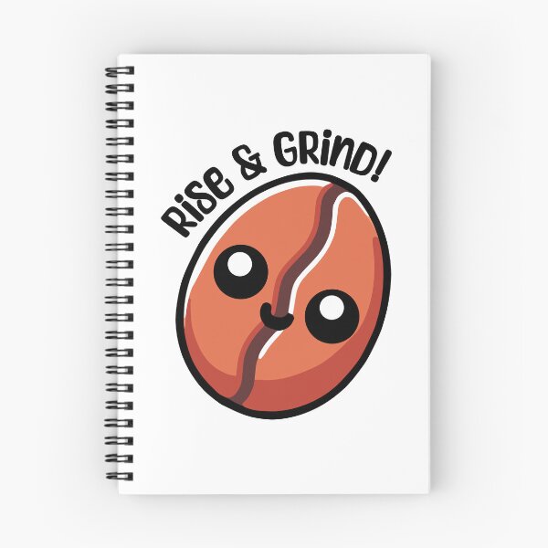 Item preview, Rise And Grind! Cute Coffee Bean Pun designed and sold by PMCreative.