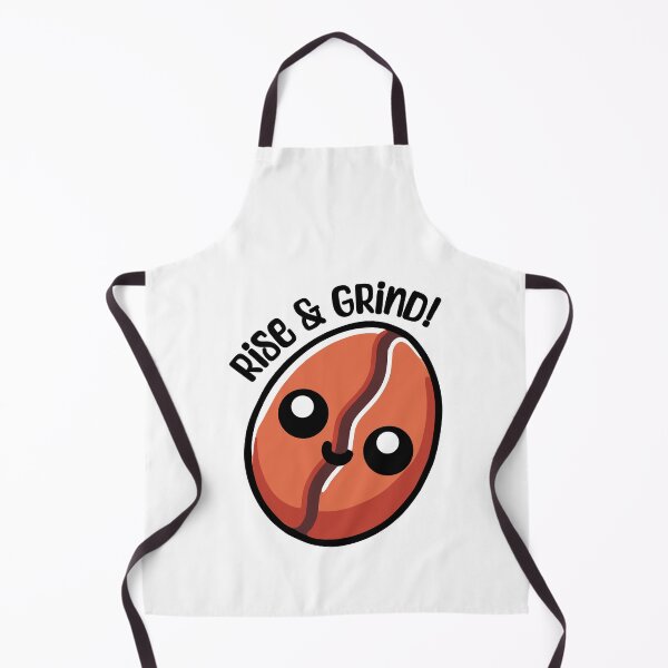 Item preview, Rise And Grind! Cute Coffee Bean Pun designed and sold by PMCreative.