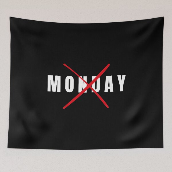 Item preview, Funny Anti-Monday Boycott Mondays designed and sold by StudioTina.