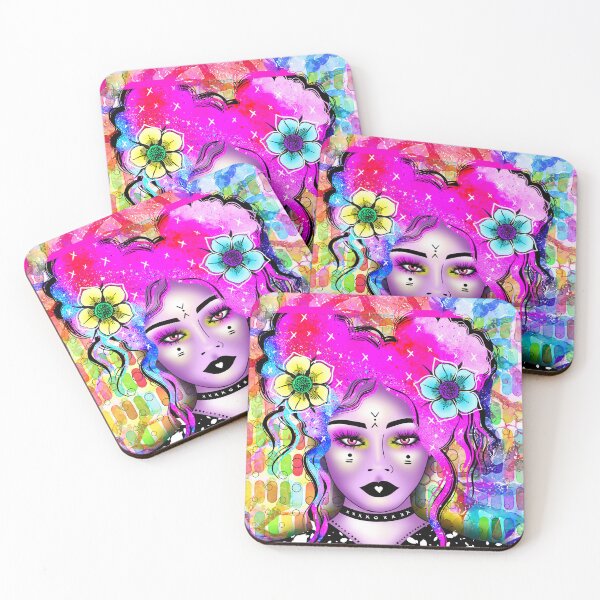 Item preview, Funky Eclectic Cyberpunk Hippie Girl designed and sold by FeralLaFemme.