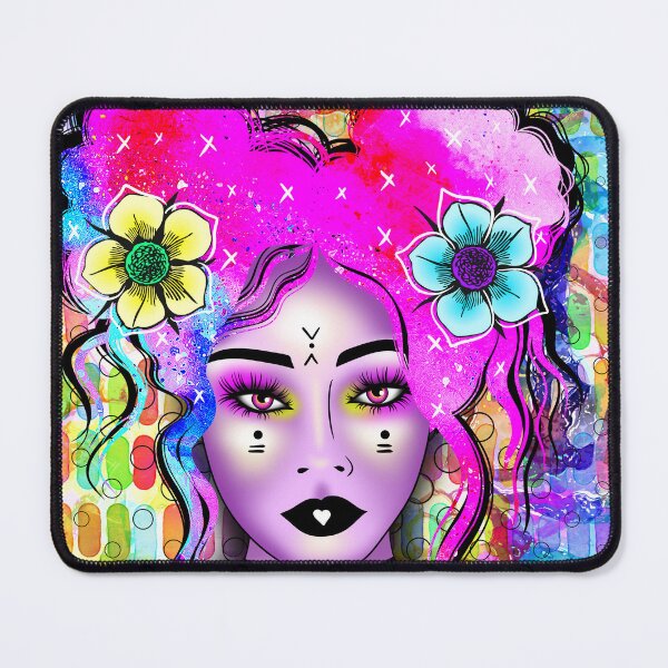 Item preview, Funky Eclectic Cyberpunk Hippie Girl designed and sold by FeralLaFemme.