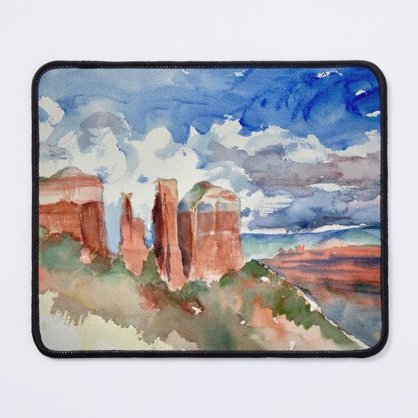 Item preview, Sedona's Cathedral Rock Under Turbulent Skies designed and sold by CLiskeArt.