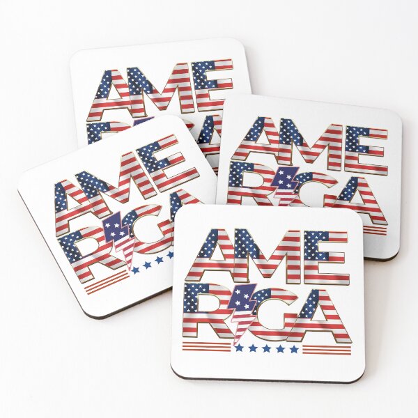 Item preview, AMERICA American Flag Inscription designed and sold by Margival.