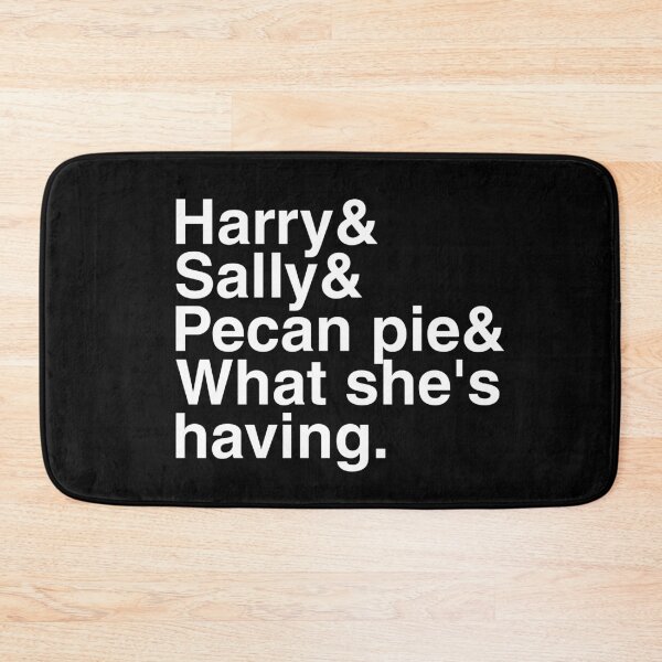 Item preview, When Harry Met Sally Movie Helvetica Name List designed and sold by jessephotoart.
