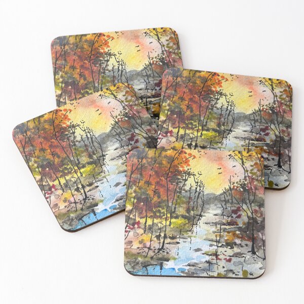 Item preview, Spontaneous Watercolor Landscape designed and sold by TheArtCave.