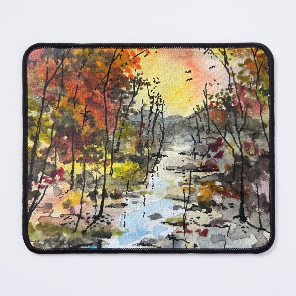 Item preview, Spontaneous Watercolor Landscape designed and sold by TheArtCave.