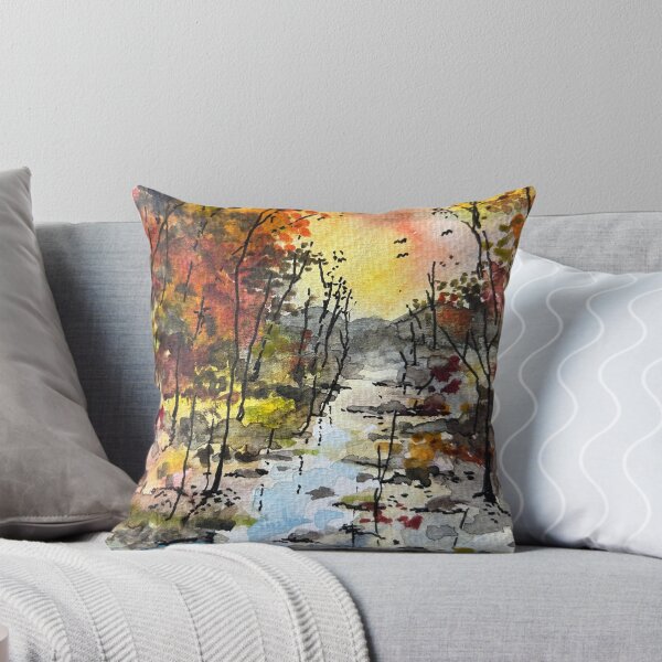 Item preview, Spontaneous Watercolor Landscape designed and sold by TheArtCave.