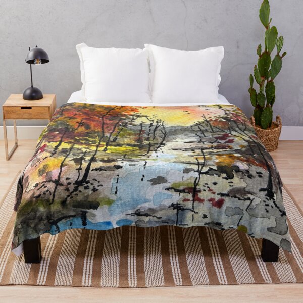 Item preview, Spontaneous Watercolor Landscape designed and sold by TheArtCave.