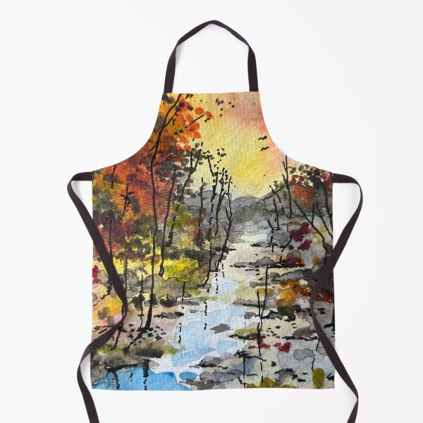 Item preview, Spontaneous Watercolor Landscape designed and sold by TheArtCave.