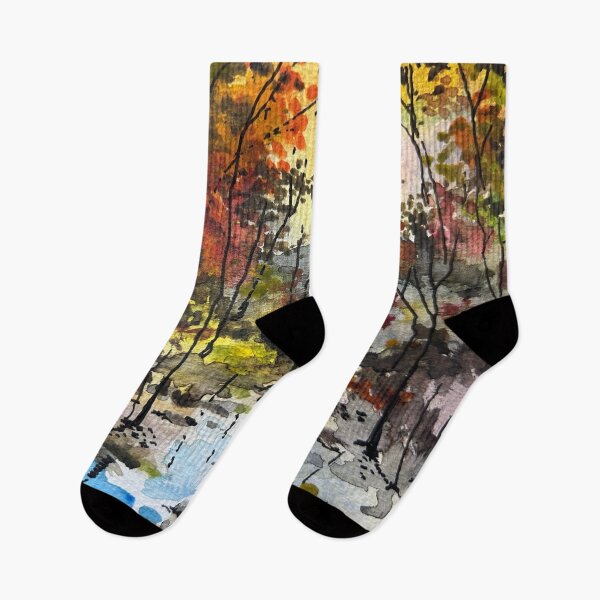 Item preview, Spontaneous Watercolor Landscape designed and sold by TheArtCave.