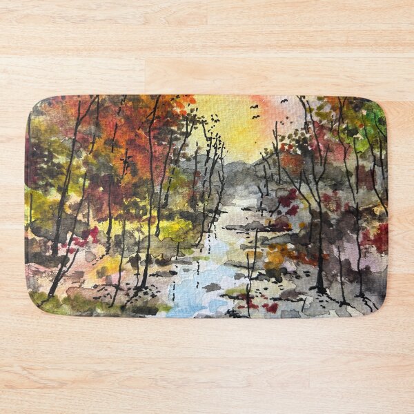 Item preview, Spontaneous Watercolor Landscape designed and sold by TheArtCave.
