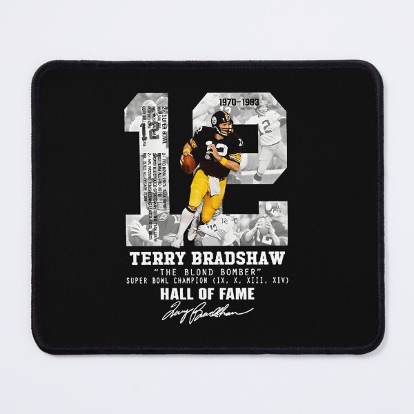 Item preview, Terry Bradshaw The Blond Bomber Hall of fame Ame Signature rugby	 designed and sold by KirimMButler1.