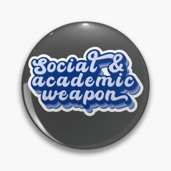 Item preview, Social & Academic Weapon in Sky Colors designed and sold by cj sketches.