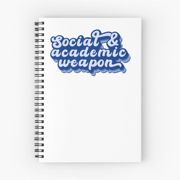 Item preview, Social & Academic Weapon in Sky Colors designed and sold by cj sketches.