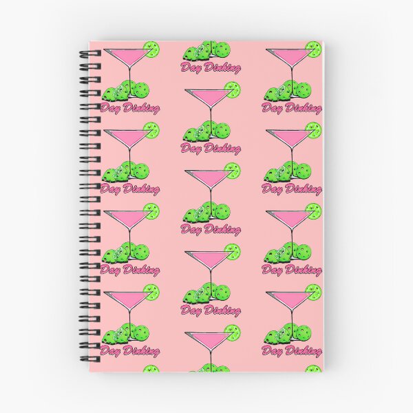 Item preview, Pickleball Pink Day Dinking Cosmo with Lime Pickleballs designed and sold by GreenCarbon2112.
