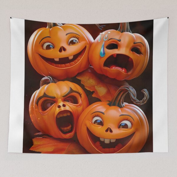 Item preview, Halloween pumpkins. designed and sold by MyHappyArtShop.