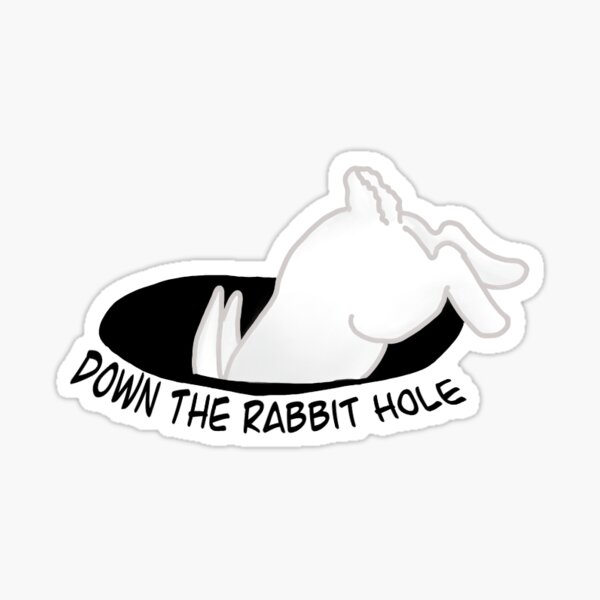 Item preview, Down the rabbit hole designed and sold by ArtiqArtz.