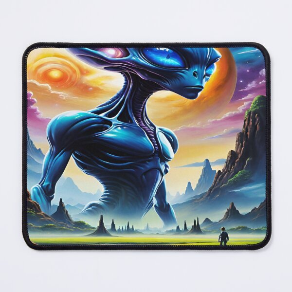 Item preview, Cosmic Giant Over Alien World designed and sold by dankusac.