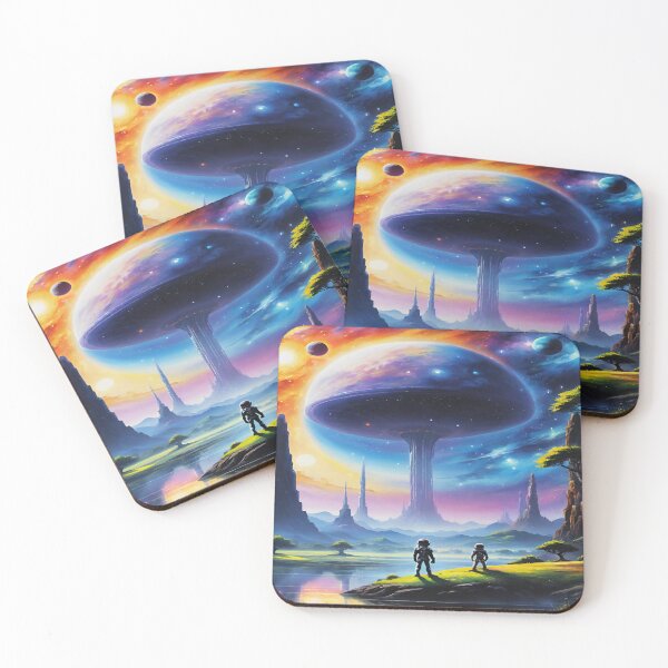 Item preview, Astronauts Exploring Alien Landscapes	 designed and sold by dankusac.