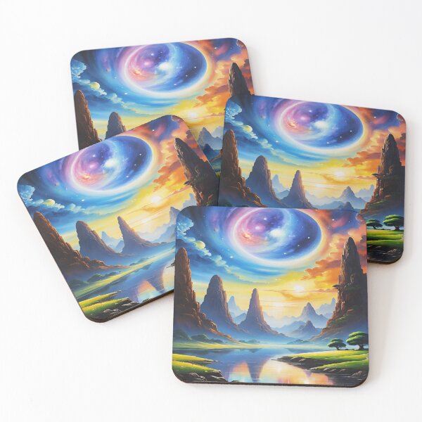 Item preview, Alien Worlds Under Cosmic Skies	 designed and sold by dankusac.