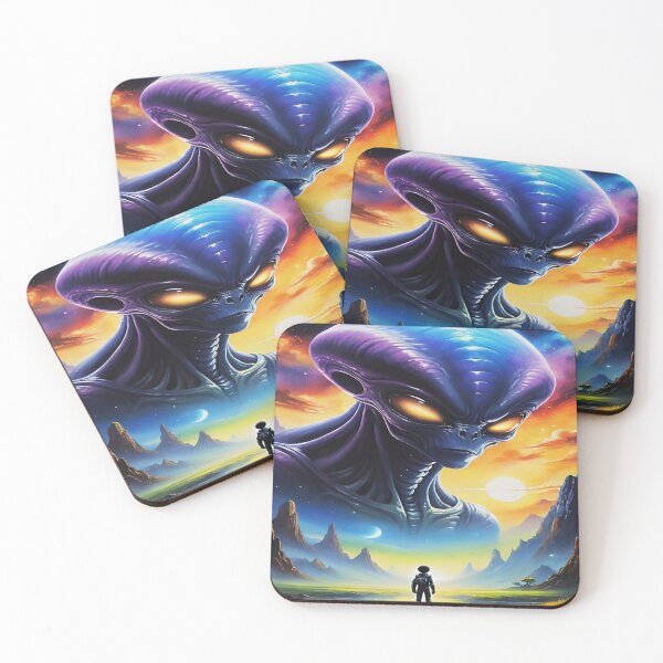 Item preview, Alien Gaze Under Cosmic Skies	 designed and sold by dankusac.