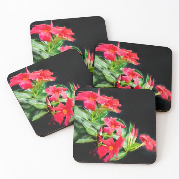 Item preview, Red Mandevilla Flower Vine X150 designed and sold by RichFrancoCars.