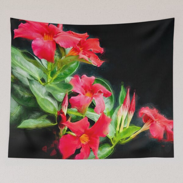 Item preview, Red Mandevilla Flower Vine X150 designed and sold by RichFrancoCars.