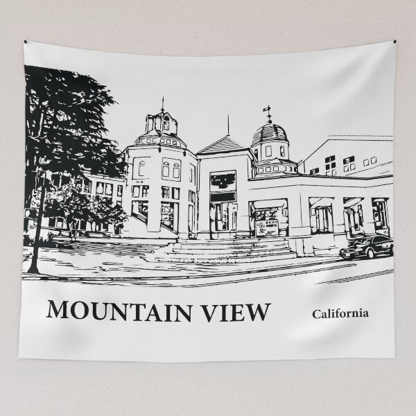 Item preview, Mountain View California designed and sold by Lakeric Cityscapes.