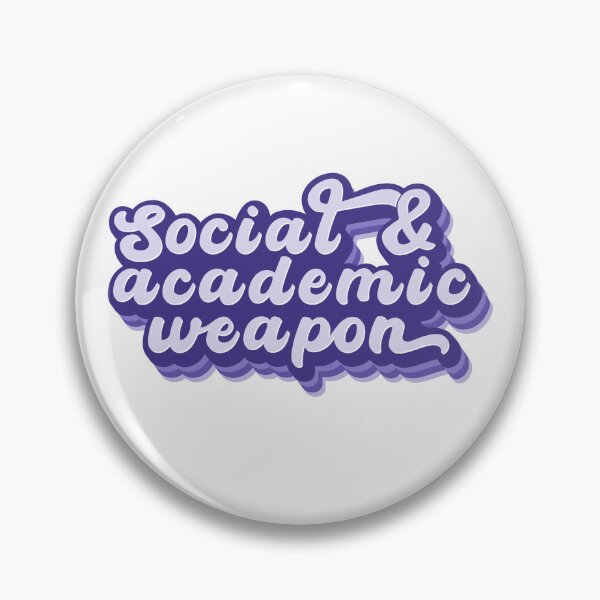 Item preview, Social & Academic Weapon in Purple Grape Colors designed and sold by cj sketches.