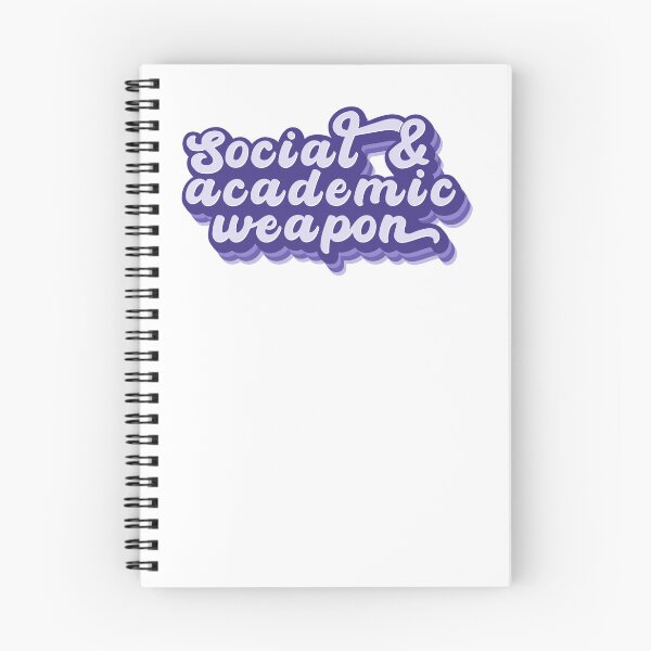 Item preview, Social & Academic Weapon in Purple Grape Colors designed and sold by cj sketches.