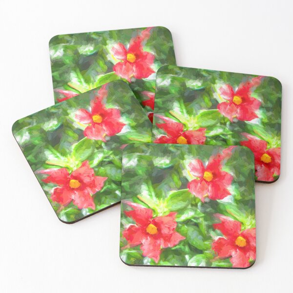 Item preview, Red Mandevilla Flower Vine X152 designed and sold by RichFrancoCars.