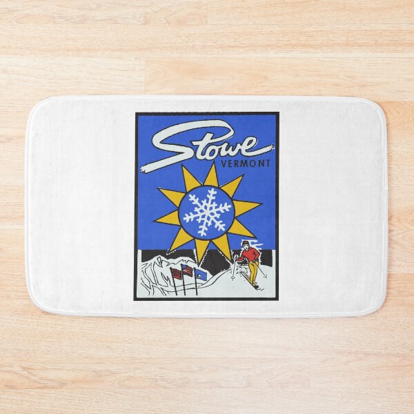 Item preview, Vintage Style Stowe Vermont Decal designed and sold by Decal Mania.