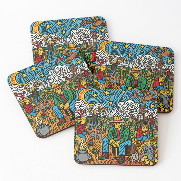 Item preview, Whimsical Farm Life - 123 designed and sold by sagaofsilence.