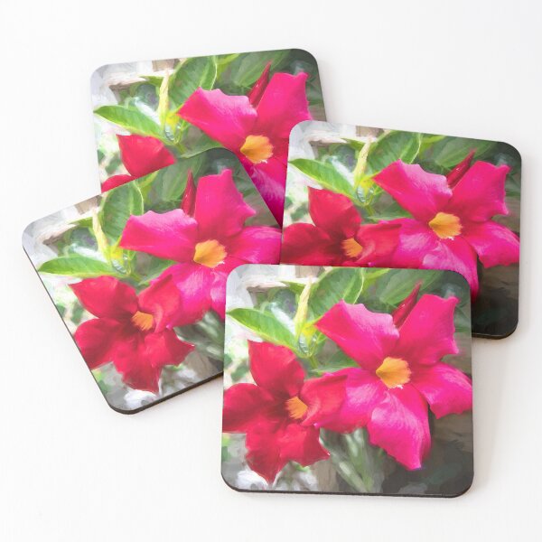 Item preview,  Red Mandevilla Flower Vine X154 designed and sold by RichFrancoCars.