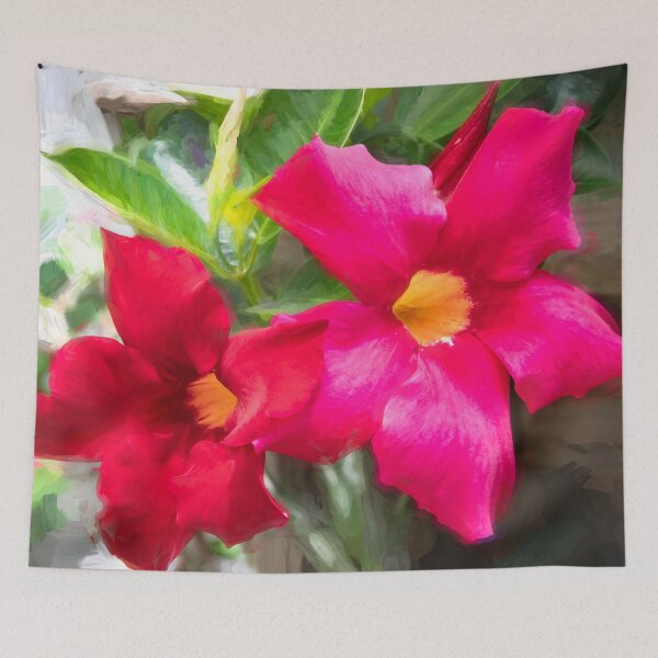 Item preview,  Red Mandevilla Flower Vine X154 designed and sold by RichFrancoCars.