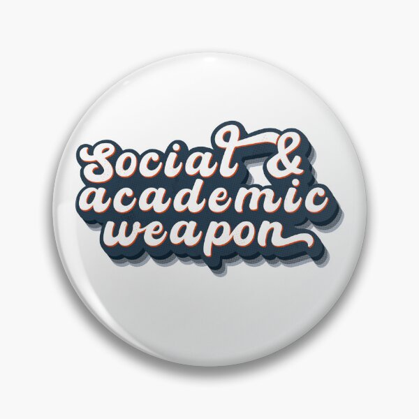 Item preview, Social & Academic Weapon in Distressed Navy Colors designed and sold by cj sketches.