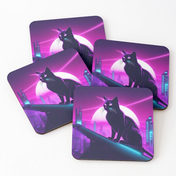 Item preview, Cyberpunk Cat designed and sold by TheRoyalFoxNFT.