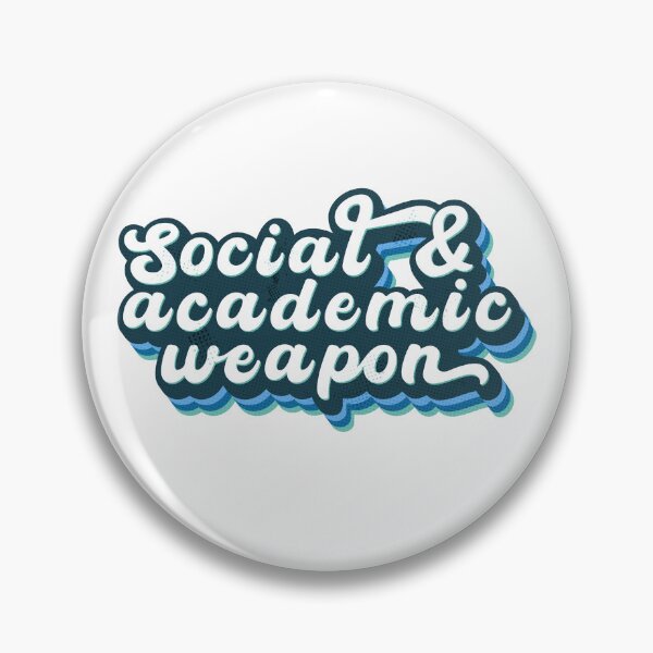 Item preview, Social & Academic Weapon in Islander Colors designed and sold by cj sketches.