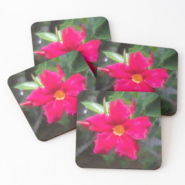 Item preview, Red Mandevilla Flower Vine X158 designed and sold by RichFrancoCars.