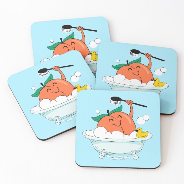 Item preview, Peach in the bath designed and sold by DmitriM.