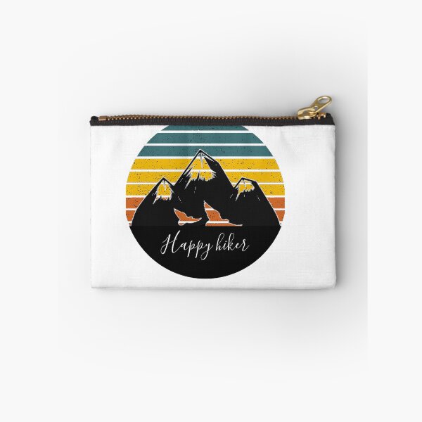 Artikelvorschau, Happy Hiker Retro Sonnenuntergang Berge entworfen und verkauft von ibelieveimages.