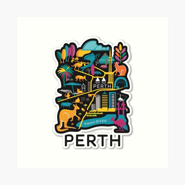 Item preview, PERTH | AUSTRALIA | WA designed and sold by Zibis09.