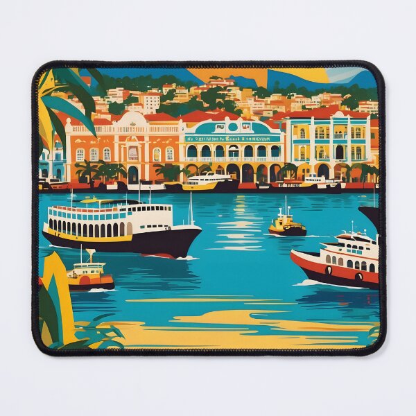 Item preview, Recife Brasil Vintage Travel Tourism  designed and sold by TravelersGems.