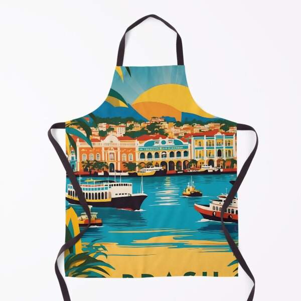 Item preview, Recife Brasil Vintage Travel Tourism designed and sold by TravelersGems.