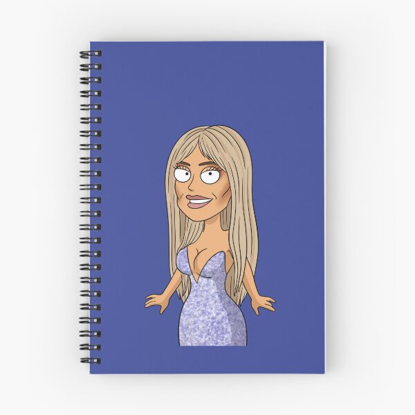 Item preview, Cartoon Heidi Klum (Heidi Kaulitz) designed and sold by MariaPencilArt.