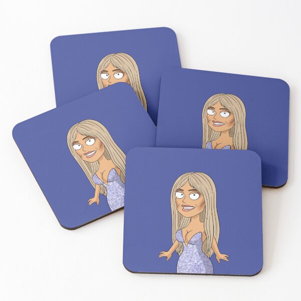 Item preview, Cartoon Heidi Klum (Heidi Kaulitz) designed and sold by MariaPencilArt.