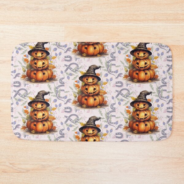 Item preview, Witchy Pumpkins Autumn Fall Samhain Creepy Cute designed and sold by WildWoodlandWitch.